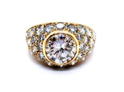 Bague Solitaire Or Jaune Diamant -Castafiore Boutique bague solitaire or jaune diamant 737929