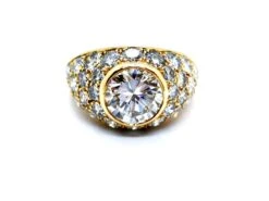 Bague Solitaire Or Jaune Diamant