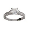 Bague Solitaire VAN CLEEF & ARPELS En Platine Et Diamant