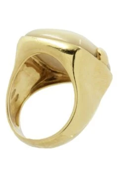 BAGUE STYLE CHEVALIÈRE NACRE -Castafiore Boutique bague style chevaliere nacre 973219