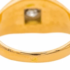 Bague Tank En Rose Et Diamant -Castafiore Boutique bague tank en rose et diamant 268924