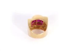 Bague Tank Rubis En Or 7 Bague Tank Rubis En Or -Castafiore Boutique bague tank rubis en or 691760