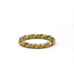 Bague Torsadée En Or Jaune -Castafiore Boutique bague torsadee or jaune 111455