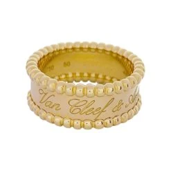 Miller Bague Van Cleef & Arpels, "Perlée Signature", Or Jaune -Castafiore Boutique bague van cleef arpels perlee signature or jaune 430170