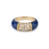 Bague VAN CLEEF & ARPELS "Philippine" En Or Jaune, Lapis Lazuli Et Diamants -Castafiore Boutique bague van cleef arpels philippine en or jaune lapis lazuli et diamants 989572