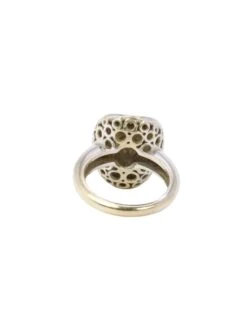 Bagueen Or Blanc, Perle Akoya Et Diamants -Castafiore Boutique bague vintage perle akoya diamants 346195
