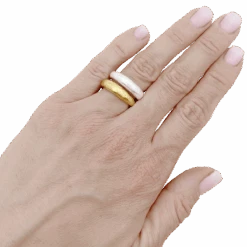 Miller Bagues Jonc ARTHUS-BERTRAND En Or Jaune Et Argent 6 Miller Bagues Jonc ARTHUS-BERTRAND En Or Jaune Et Argent -Castafiore Boutique bagues jonc arthus bertrand en or jaune et argent 292334