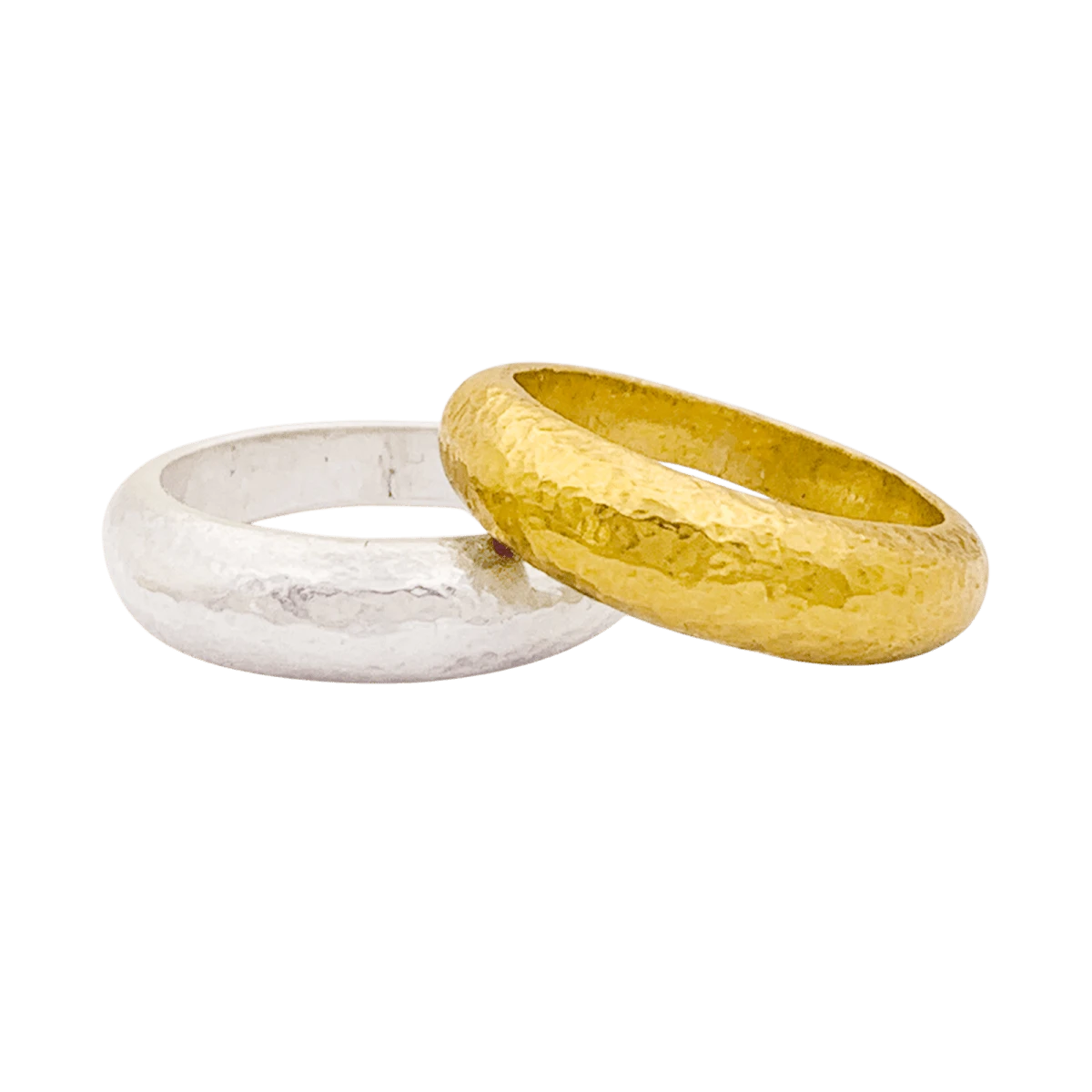 Miller Bagues Jonc ARTHUS-BERTRAND En Or Jaune Et Argent 4 Miller Bagues Jonc ARTHUS-BERTRAND En Or Jaune Et Argent – Image 4