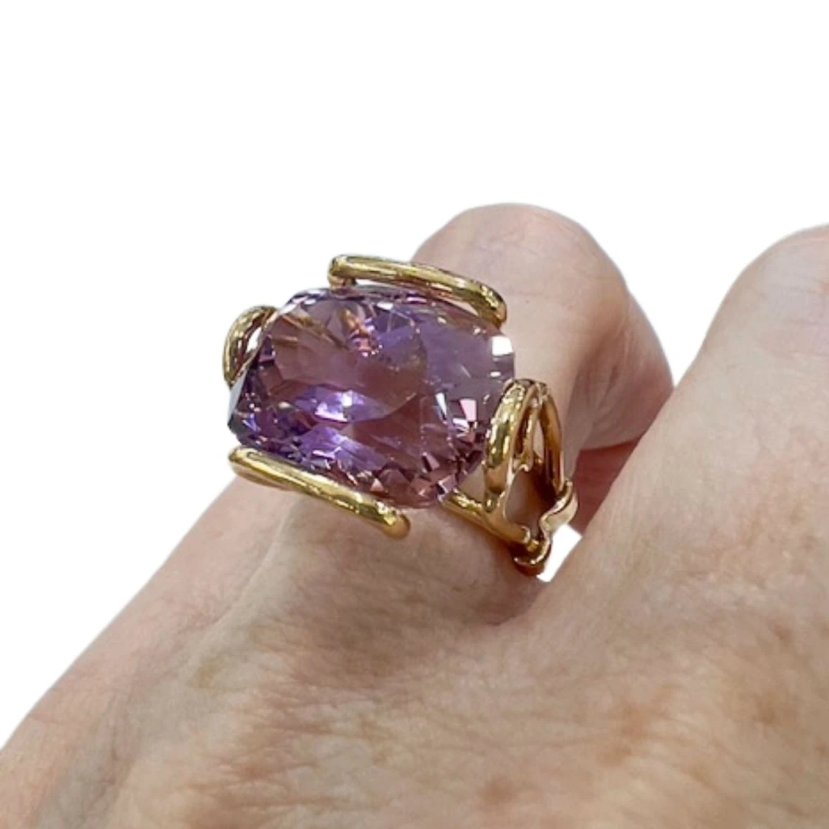 Bague Cocktail En Or Et Amétrine 2 Bague Cocktail En Or Et Amétrine – Image 2