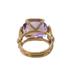 Bague Cocktail En Or Et Amétrine 9 Bague Cocktail En Or Et Amétrine -Castafiore Boutique bagues modernes du 21e siecle en or 18kt et amethyrene 642042