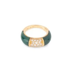 Bagues VAN CLEEF & ARPELS "Philippine" En Or Jaune, Chrysoprase Et Diamants 9 Bagues VAN CLEEF & ARPELS "Philippine" En Or Jaune, Chrysoprase Et Diamants -Castafiore Boutique bagues van cleef arpels philippine en or jaune chrysoprase et diamants 609892