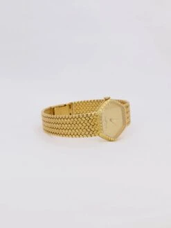 BAUME & MERCIER Montre Vintage Or Jaune Maille Tressée -Castafiore Boutique baume mercier montre vintage or jaune maille tressee 947394