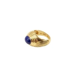Bague Boucheron En Or Jaune Et Lapis Lazuli