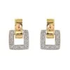 Boucle D'oreilles GUY LAROCHE En Or Jaune Et Diamant