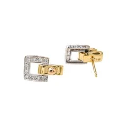 Boucle D'oreilles GUY LAROCHE En Or Jaune Et Diamant -Castafiore Boutique boucle doreilles guy laroche en or jaune et diamant 915411