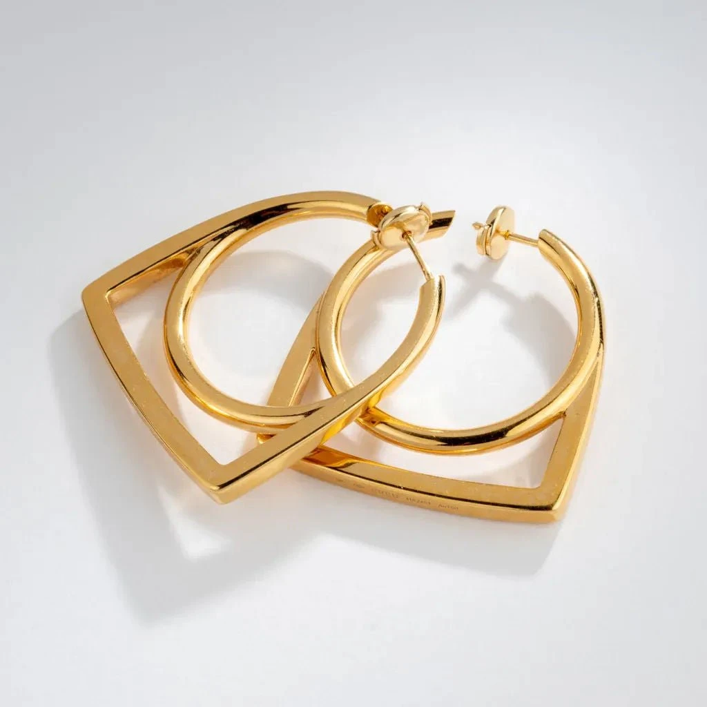 Boucles D'oreille En Or Jaune De La Maison Fred, Modèle Success 2 Boucles D'oreille En Or Jaune De La Maison Fred, Modèle Success – Image 2