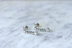 Boucles D'oreilles Art Déco Diamants -Castafiore Boutique boucles doreilles art deco diamants 500492