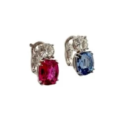 Boucles D'oreilles BOUCHERON En Or Blanc, Saphirs Et Diamants -Castafiore Boutique boucles doreilles boucheron en or blanc saphirs et diamants 237215