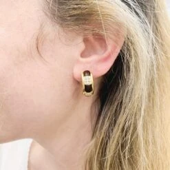 Miller Boucles D'oreilles BOUCHERON "Les Plurielles", En Or Jaune, Diamants Et Bois D'amourette -Castafiore Boutique boucles doreilles boucheron les plurielles en or jaune diamants et bois damourette 480983