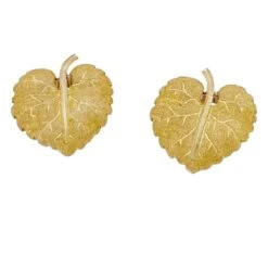 Miller Boucles D'oreilles Clip BUCCELLATI Feuilles En Or Jaune -Castafiore Boutique boucles doreilles buccellati feuilles or jaune 917926