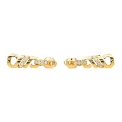 Boucles D'oreilles CARTIER En Or Jaune Et Diamants 11 Boucles D'oreilles CARTIER En Or Jaune Et Diamants -Castafiore Boutique boucles doreilles cartier en or jaune et diamants 581683