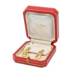 Boucles D'oreilles CARTIER En Or Jaune Et Diamants 17 Boucles D'oreilles CARTIER En Or Jaune Et Diamants -Castafiore Boutique boucles doreilles cartier en or jaune et diamants 898780