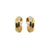 Boucles D'oreilles Créoles CARTIER "Trinity" En 3 Ors