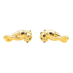 Boucles D'oreilles Clip CARTIER "Panthère" En Or Jaune, Or Blanc, Grenats Et Onyx 13 Boucles D'oreilles Clip CARTIER "Panthère" En Or Jaune, Or Blanc, Grenats Et Onyx -Castafiore Boutique boucles doreilles cartier panthere en or jaune et or blanc 213185
