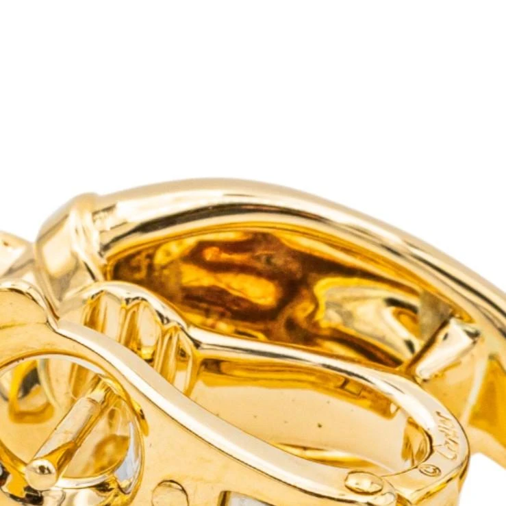 Boucles D'oreilles Clip CARTIER "Panthère" En Or Jaune, Or Blanc, Grenats Et Onyx 10 Boucles D'oreilles Clip CARTIER "Panthère" En Or Jaune, Or Blanc, Grenats Et Onyx – Image 10