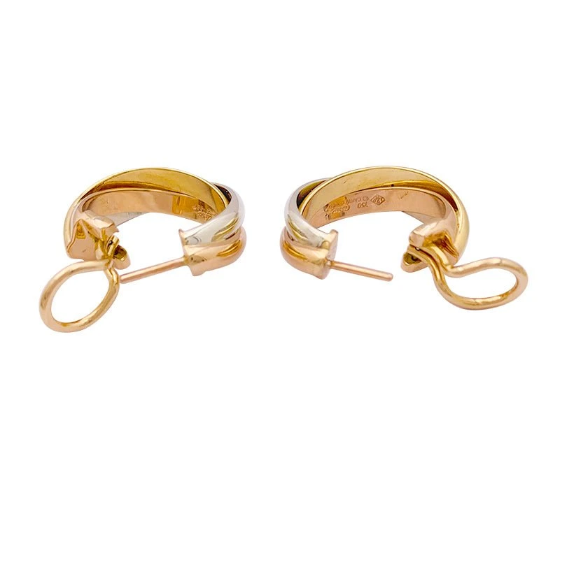 Miller Boucles D'oreilles CARTIER "Trinity", Trois Ors 4 Miller Boucles D'oreilles CARTIER "Trinity", Trois Ors – Image 4