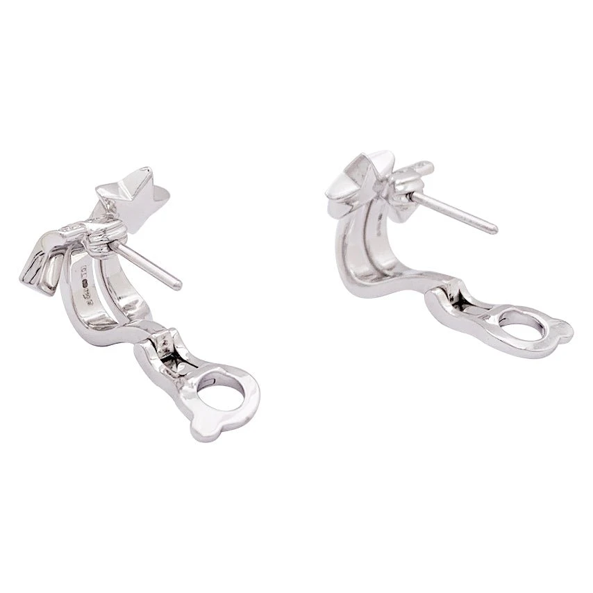 Miller Boucles D'oreilles CHANEL "Etoile Filante" En Or Blanc Et Diamants 4 Miller Boucles D'oreilles CHANEL "Etoile Filante" En Or Blanc Et Diamants – Image 4