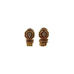 Boucles D'oreilles CHAUMET En Or Jaune Et Diamants