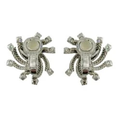 Boucles D'oreilles Clip BOUCHERON En Or Blanc Et Diamants -Castafiore Boutique boucles doreilles clip boucheron en or blanc et diamants 525204