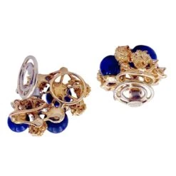 Miller Boucles D'oreilles Clip CHAUMET En Or Jaune, Lapis-lazuli Et Diamants 9 Miller Boucles D'oreilles Clip CHAUMET En Or Jaune, Lapis-lazuli Et Diamants -Castafiore Boutique boucles doreilles clip chaumet en or jaune lapis lazuli et diamants 207255