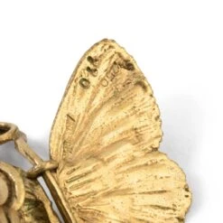 Boucles D'oreilles Clip CLAUDE LALANNE "Papillons" En Bronze Doré -Castafiore Boutique boucles doreilles clip claude lalanne papillons en bronze dore 598505