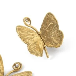 Boucles D'oreilles Clip CLAUDE LALANNE "Papillons" En Bronze Doré -Castafiore Boutique boucles doreilles clip claude lalanne papillons en bronze dore 840171