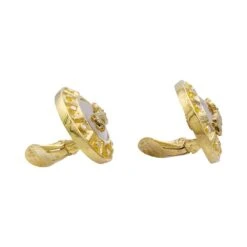 Miller Boucles D'oreilles Clip LALAOUNIS En Or Jaune, Diamants, Et Cristal De Roche -Castafiore Boutique boucles doreilles clip lalaounis en or jaune diamants et cristal de roche 672419
