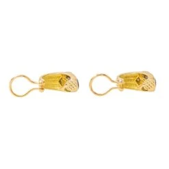 Boucles D'oreilles Clip Or Jaune Diamant En Nacre Noire -Castafiore Boutique boucles doreilles clip or jaune diamant en nacre noire 353908