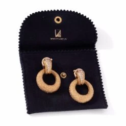 Boucles D'oreilles Clip VAN CLEEF & ARPELS En Or Jaune Et Diamants -Castafiore Boutique boucles doreilles clip van cleef arpels en or jaune et diamants 913122