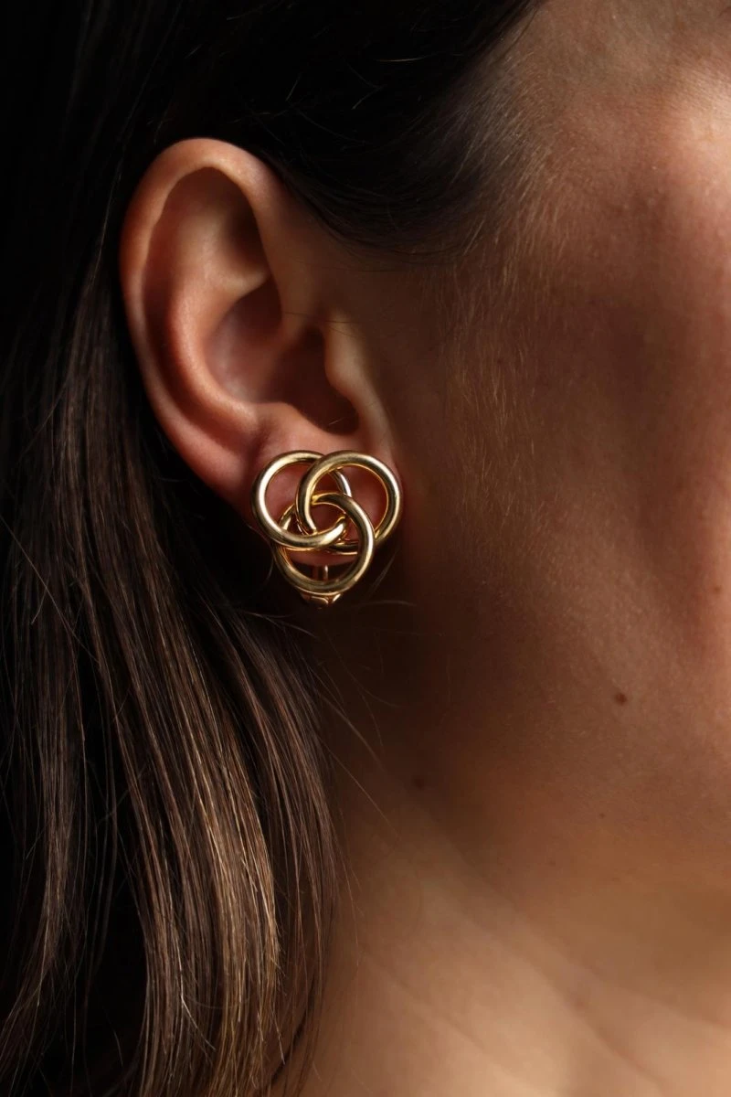 Boucles D'oreilles Clips CARTIER En Or Jaune 8 Boucles D'oreilles Clips CARTIER En Or Jaune – Image 8