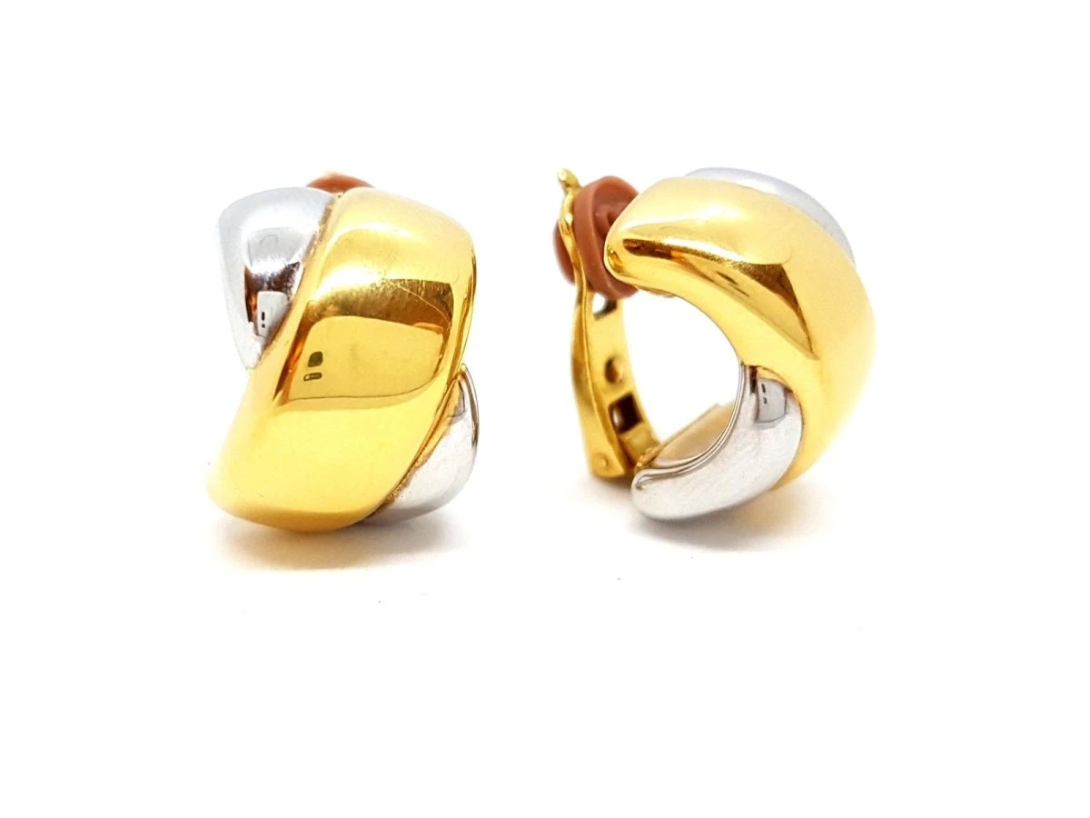 Boucles D'oreilles Clips En 2 Ors 1 Boucles D'oreilles Clips En 2 Ors