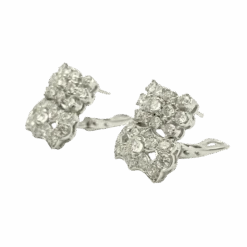 Boucles D'oreilles Clips En Platine Et Diamants 5 Boucles D'oreilles Clips En Platine Et Diamants -Castafiore Boutique boucles doreilles clips en platine et diamants 860874