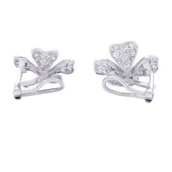 Miller Boucles D'oreilles Clips FRED "Trèfles", En Or Blanc Et Diamants 8 Miller Boucles D'oreilles Clips FRED "Trèfles", En Or Blanc Et Diamants -Castafiore Boutique boucles doreilles clips fred trefles en or blanc et diamants 769224