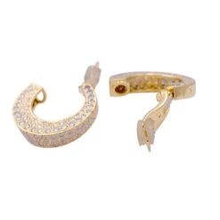 Miller Boucles D'oreilles Clips O.J PERRIN, En Or Jaune Et Diamants -Castafiore Boutique boucles doreilles clips oj perrin en or jaune et diamants 507716