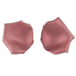 Boucles D'oreilles Clips Pétales De Rose JAR En Aluminium Et Or Jaune