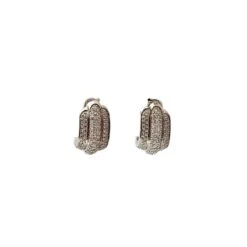 Boucles D'oreilles Clips PIAGET En Or Blanc Et Diamants