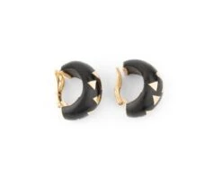 Boucles D'oreilles Clip VAN CLEEF & ARPELS En Or Jaune Et Bois D'amourette -Castafiore Boutique boucles doreilles clips van cleef arpels en or jaune et bois damourette 510368