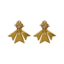 Boucles D'oreilles Clou ARTHUS BERTRAND "Cassiopée" En Or Jaune