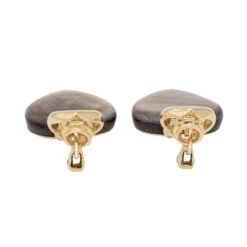 Boucles D'oreilles Coeur Or Jaune Nacre -Castafiore Boutique boucles doreilles coeur or jaune nacre 892397