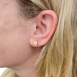 Miller Boucles D'oreilles Créoles BULGARI "B.Zero1" En Or Rose -Castafiore Boutique boucles doreilles creoles bulgari bzero1 en or rose 888658